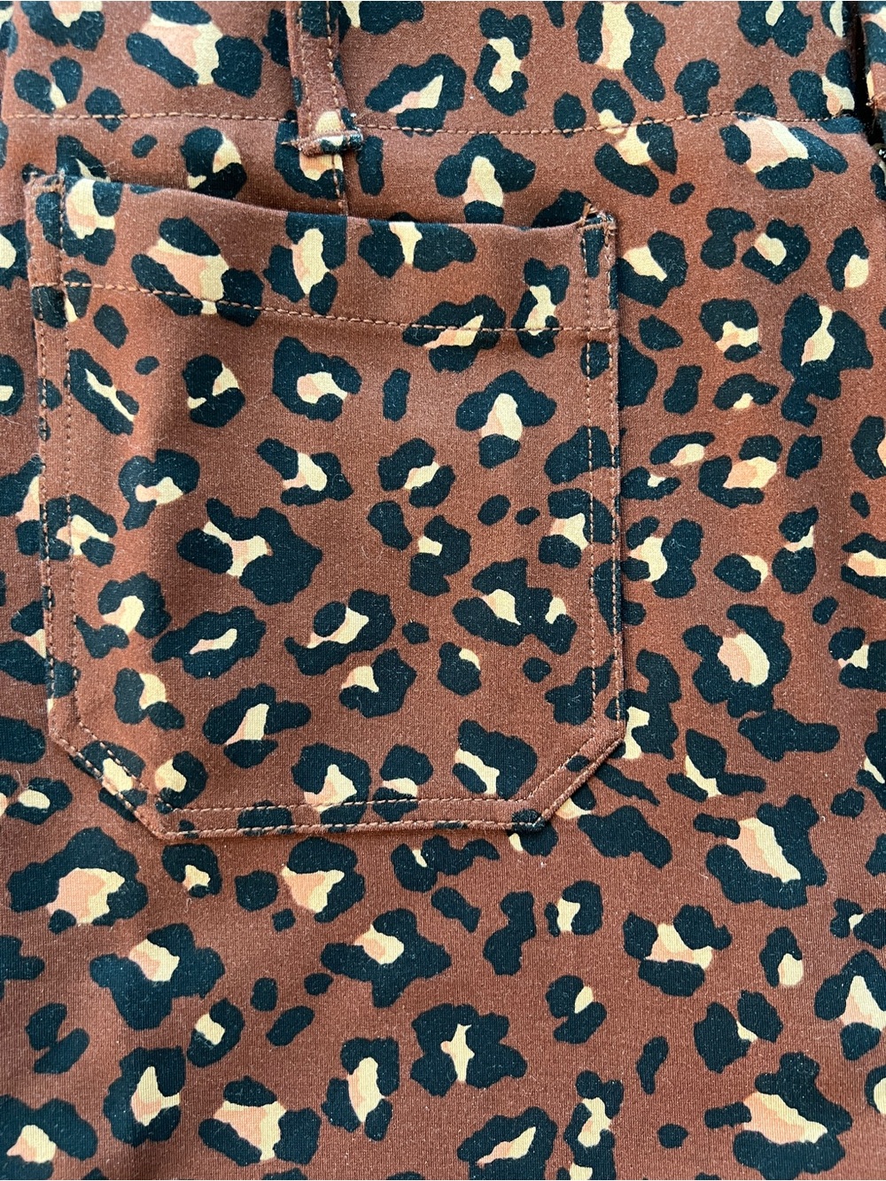 Maeve Colette Cropped Wide-Leg Animal Print Pants - Picture 8 of 8